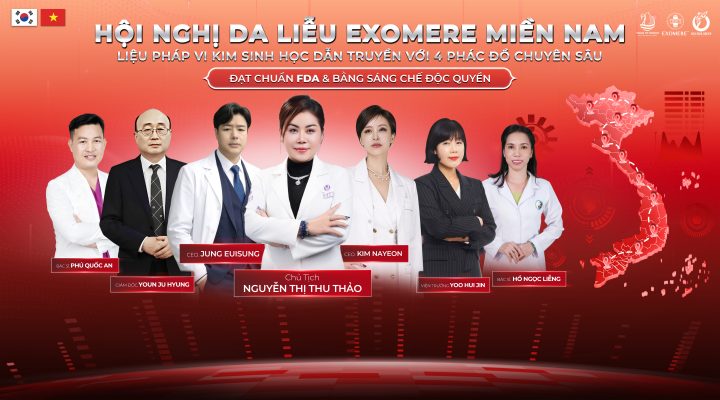 Hội nghị Da liễu Exomere Việt Nam 2026 Kỷ nguyên Thẩm mỹ tái sinh